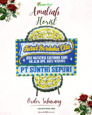 Papan Bunga Duka di Makassar Timur
