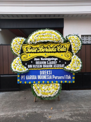 Papan Bunga Duka di Makassar Timur