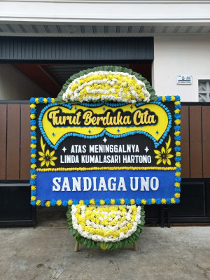 Papan Bunga Duka di Makassar Timur